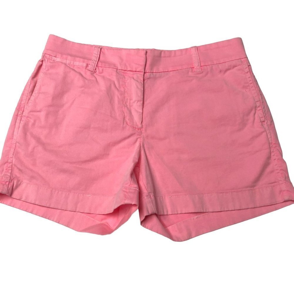 J CREW CHINO women pink shorts SIZE 4 - Picture 3 of 4